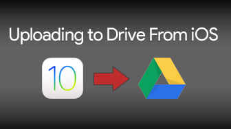 Uploading to Drive from iOS